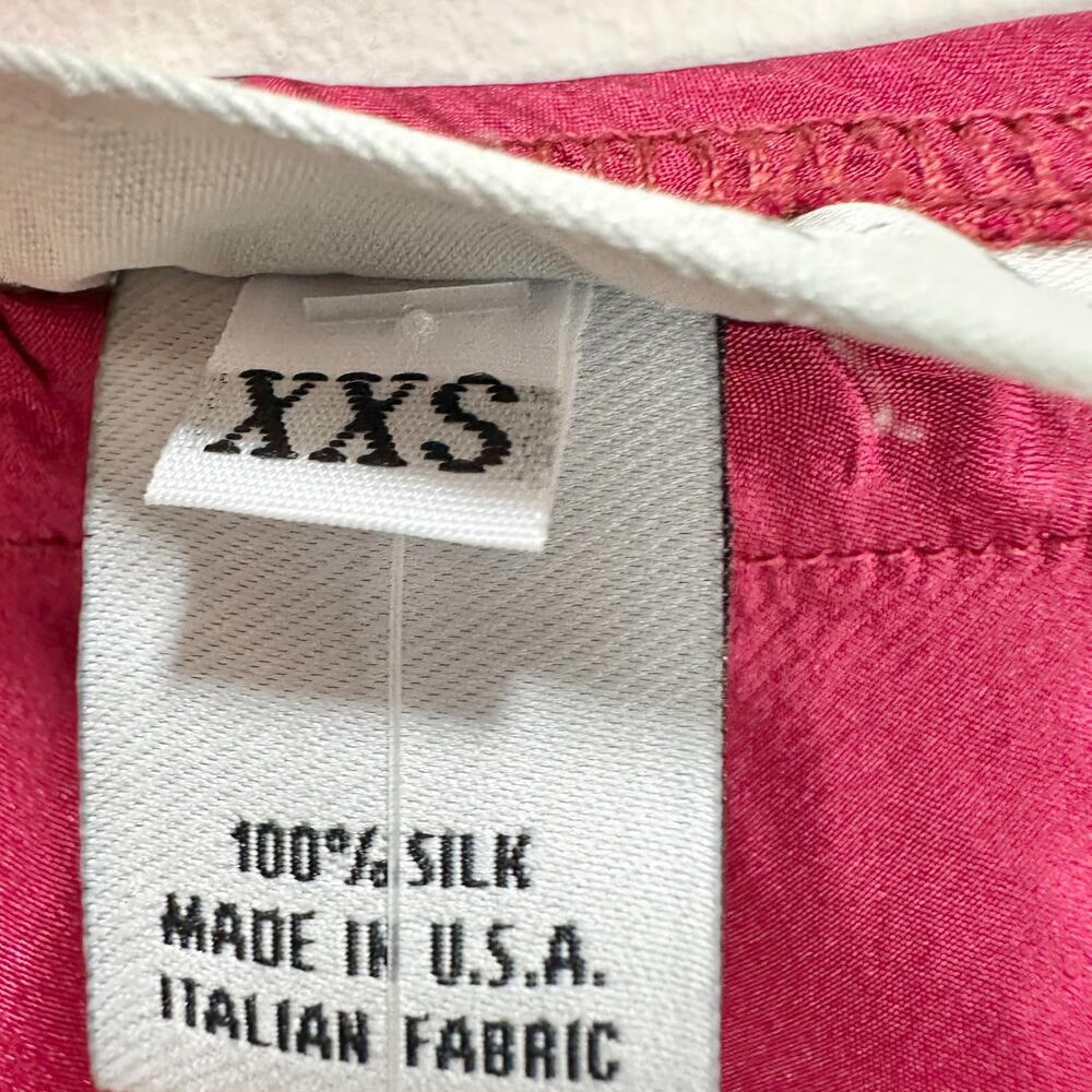 Bryn Walker 100% Silk Slip Skirt Maxi Printed Floral Bias A Line Pull On XXS NWT - Picture 4 of 7